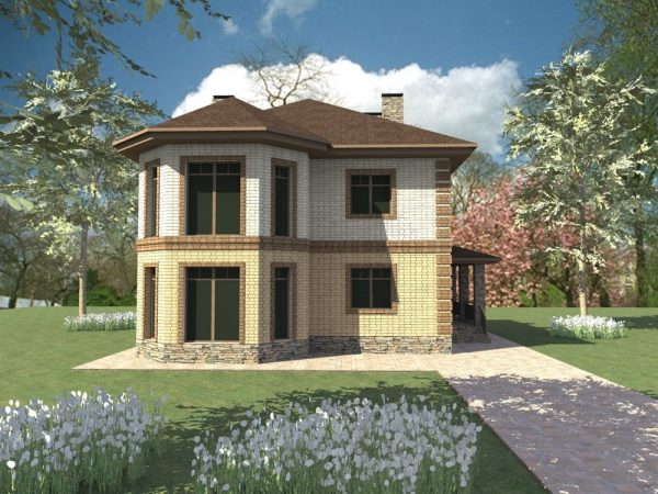 19. Проект дома C-256 Екстерьер Проект дома C-256 - фото 19