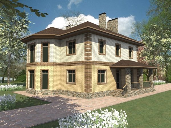 21. Проект дома C-256 Екстерьер Проект дома C-256 - фото 21