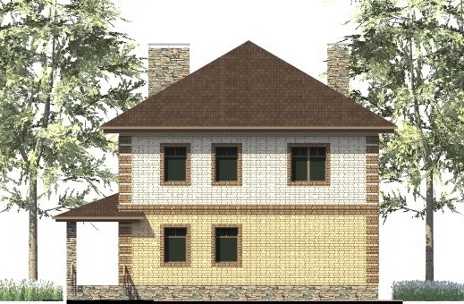 22. Проект дома C-256 Екстерьер Проект дома C-256 - фото 22