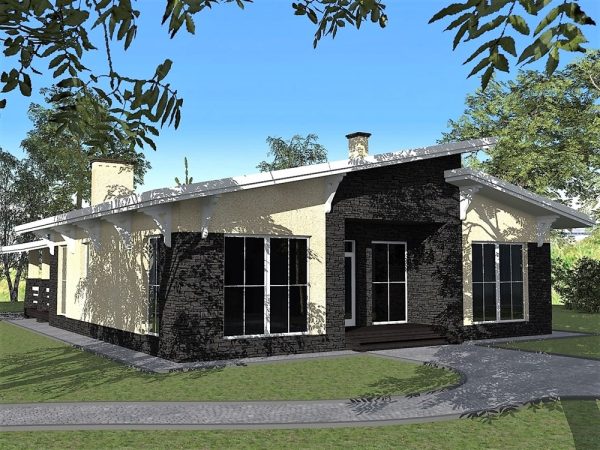 22. Проект дома C-257 Екстерьер Проект дома C-257 - фото 22