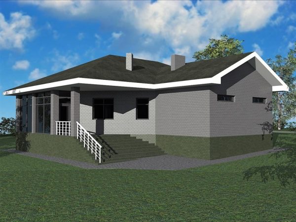 10. Проект дома C-259 Екстерьер Проект дома C-259 - фото 10