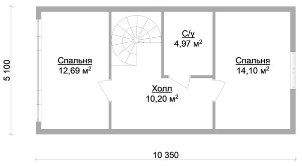 5. Проект дома C-261 Екстерьер Проект дома C-261 - фото 5