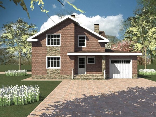 7. Проект дома D-006 Екстерьер Проект дома D-006 - фото 7