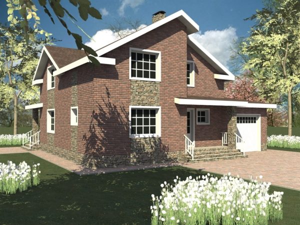 14. Проект дома D-006 Екстерьер Проект дома D-006 - фото 14