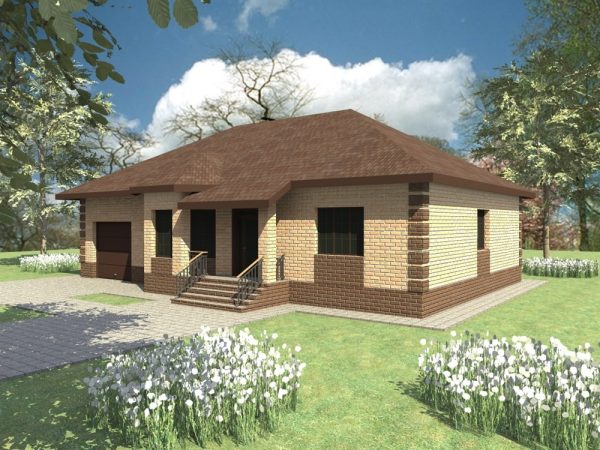 8. Проект дома D-007 Екстерьер Проект дома D-007 - фото 8