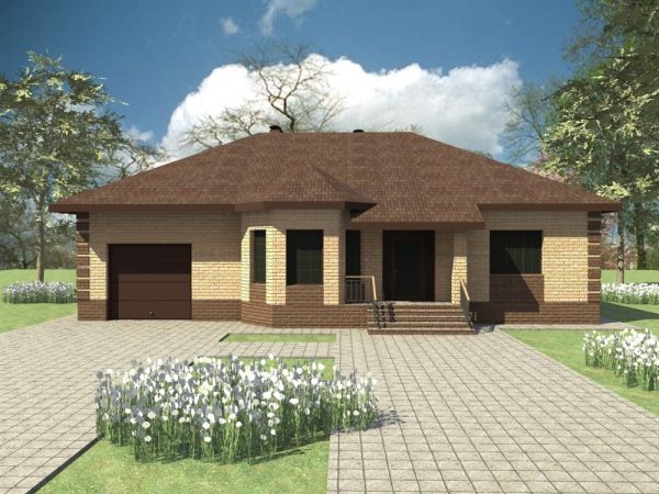 20. Проект дома D-007 Екстерьер Проект дома D-007 - фото 20