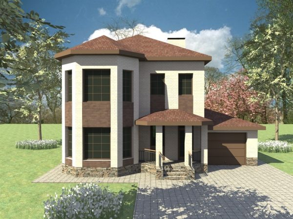 7. Проект дома D-009 Екстерьер Проект дома D-009 - фото 7