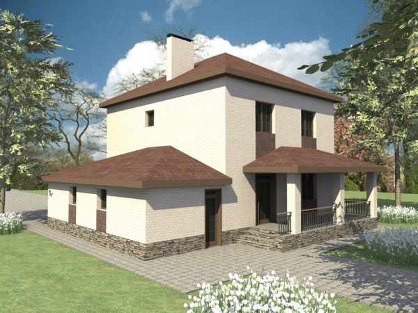 9. Проект дома D-009 Екстерьер Проект дома D-009 - фото 9