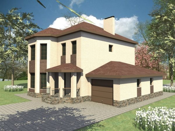 12. Проект дома D-009 Екстерьер Проект дома D-009 - фото 12