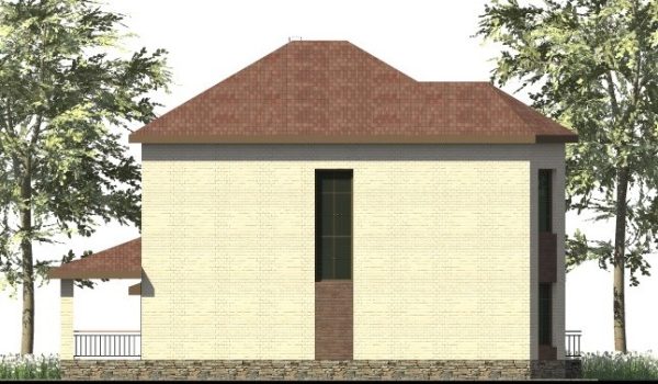 15. Проект дома D-009 Екстерьер Проект дома D-009 - фото 15