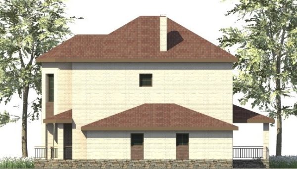 17. Проект дома D-009 Екстерьер Проект дома D-009 - фото 17