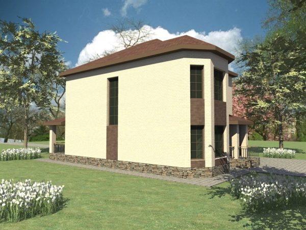 22. Проект дома D-009 Екстерьер Проект дома D-009 - фото 22