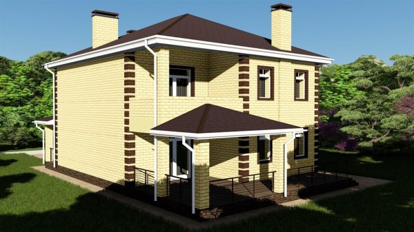 2. Проект дома D-011 Екстерьер Проект дома D-011 - фото 2