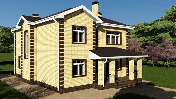 3. Проект дома D-011 Екстерьер Проект дома D-011 - фото 3