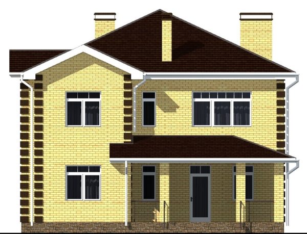 9. Проект дома D-011 Екстерьер Проект дома D-011 - фото 9
