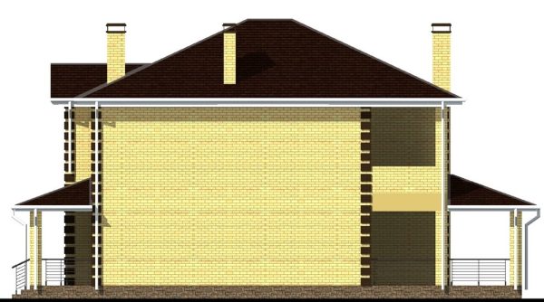 11. Проект дома D-011 Екстерьер Проект дома D-011 - фото 11