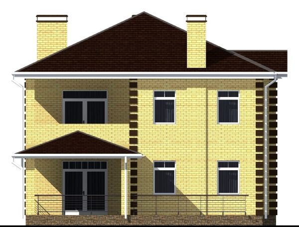 12. Проект дома D-011 Екстерьер Проект дома D-011 - фото 12