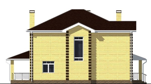 19. Проект дома D-011 Екстерьер Проект дома D-011 - фото 19