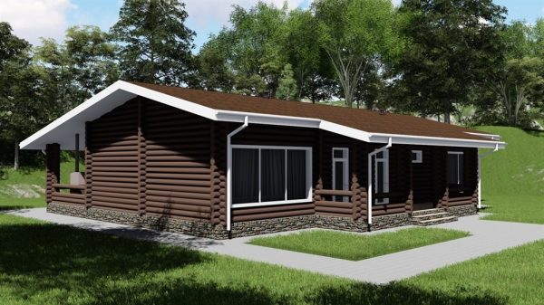 5. Проект дома D-020 Екстерьер Проект дома D-020 - фото 5