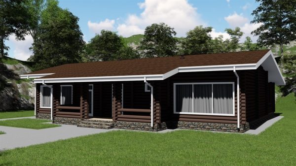 8. Проект дома D-020 Екстерьер Проект дома D-020 - фото 8