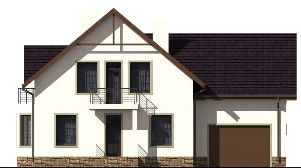 13. Проект дома D-021 Екстерьер Проект дома D-021 - фото 13