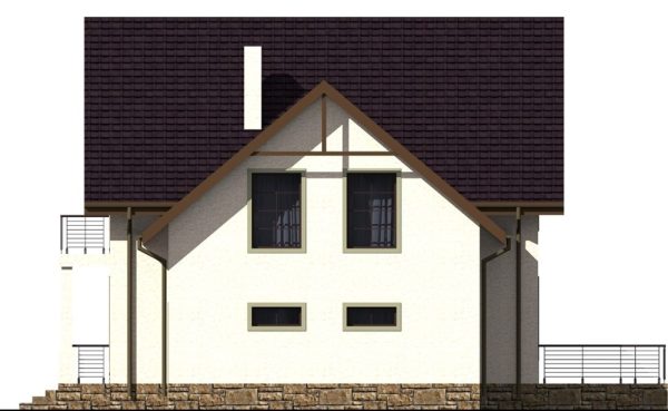 14. Проект дома D-021 Екстерьер Проект дома D-021 - фото 14