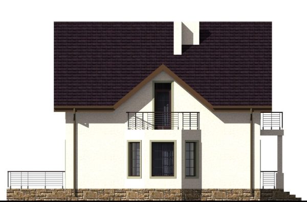 18. Проект дома D-021 Екстерьер Проект дома D-021 - фото 18