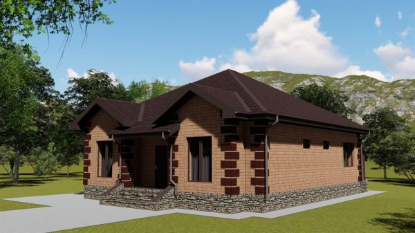 4. Проект дома D-022 Екстерьер Проект дома D-022 - фото 4