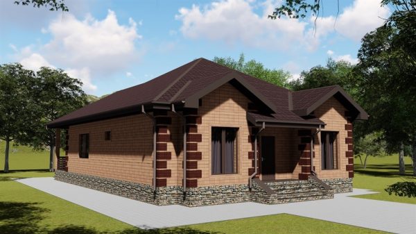 6. Проект дома D-022 Екстерьер Проект дома D-022 - фото 6