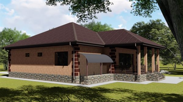 11. Проект дома D-022 Екстерьер Проект дома D-022 - фото 11