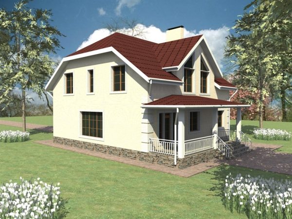 2. Проект дома D-023 Екстерьер Проект дома D-023 - фото 2