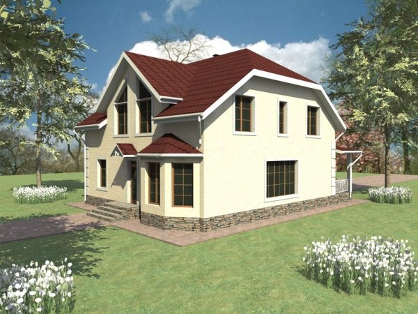 6. Проект дома D-023 Екстерьер Проект дома D-023 - фото 6