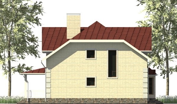 9. Проект дома D-023 Екстерьер Проект дома D-023 - фото 9