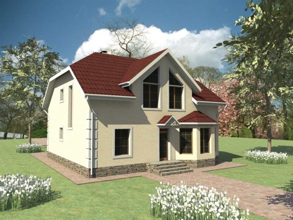 17. Проект дома D-023 Екстерьер Проект дома D-023 - фото 17