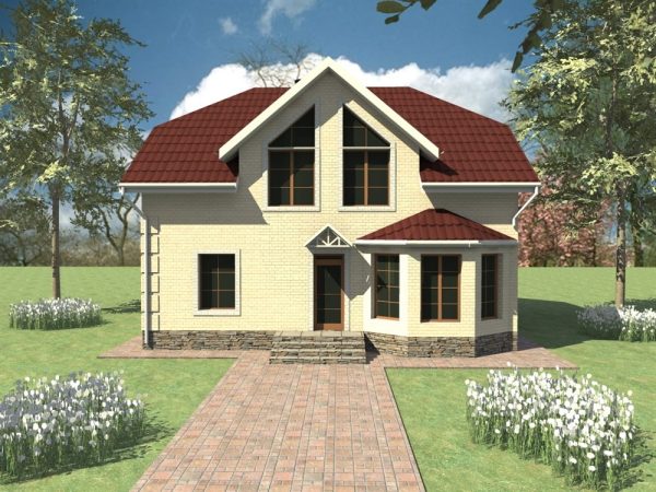 20. Проект дома D-023 Екстерьер Проект дома D-023 - фото 20