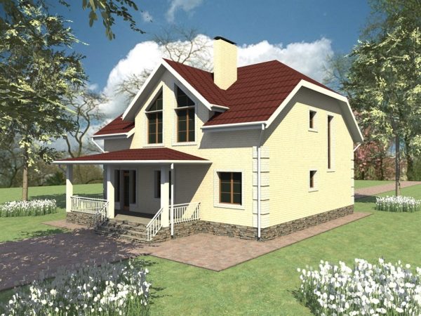 21. Проект дома D-023 Екстерьер Проект дома D-023 - фото 21