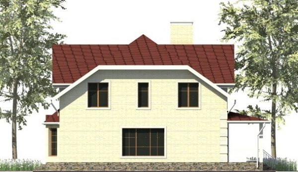 22. Проект дома D-023 Екстерьер Проект дома D-023 - фото 22