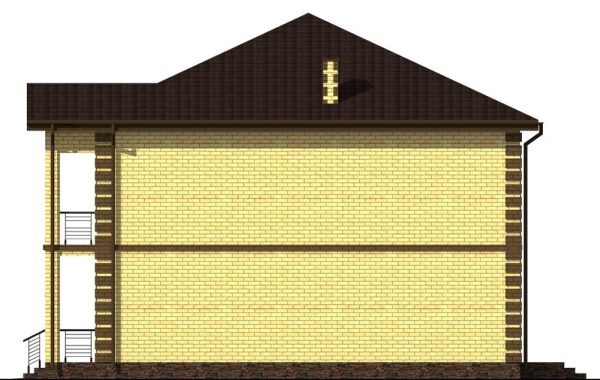 9. Проект дома D-024 Екстерьер Проект дома D-024 - фото 9