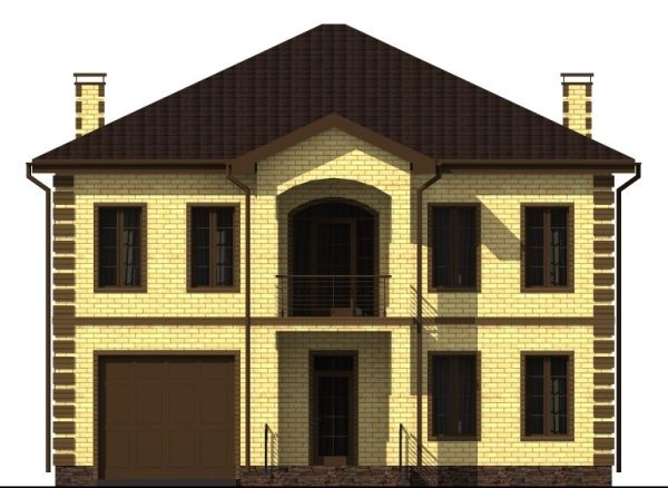 12. Проект дома D-024 Екстерьер Проект дома D-024 - фото 12