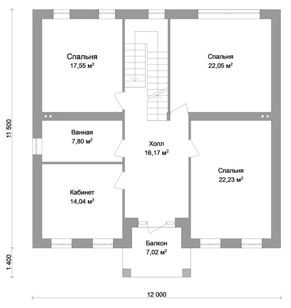 18. Проект дома D-024 Екстерьер Проект дома D-024 - фото 18