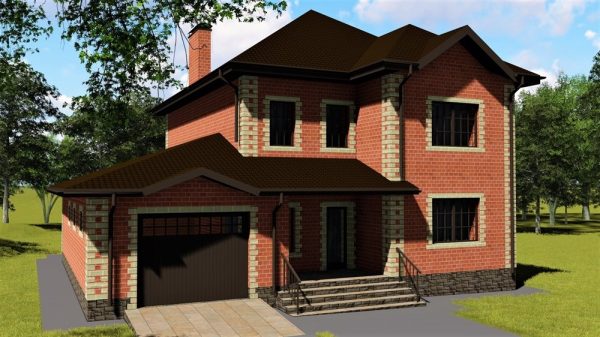1. Проект дома D-026 Екстерьер Проект дома D-026 - фото 1