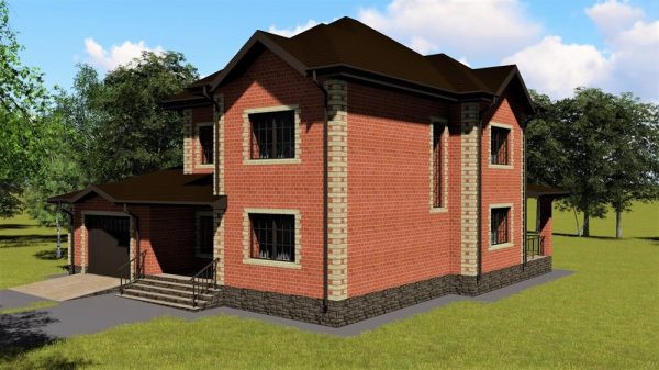 2. Проект дома D-026 Екстерьер Проект дома D-026 - фото 2