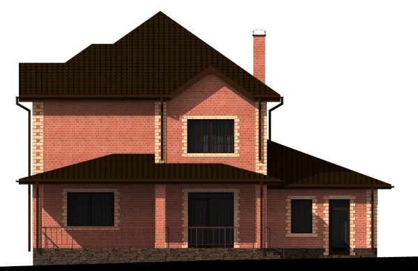 8. Проект дома D-026 Екстерьер Проект дома D-026 - фото 8