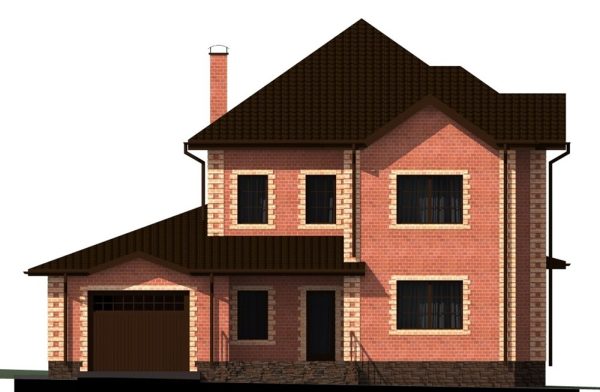 10. Проект дома D-026 Екстерьер Проект дома D-026 - фото 10