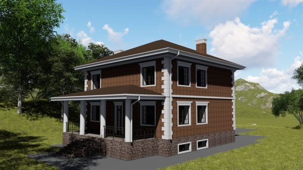 3. Проект дома D-027 Екстерьер Проект дома D-027 - фото 3