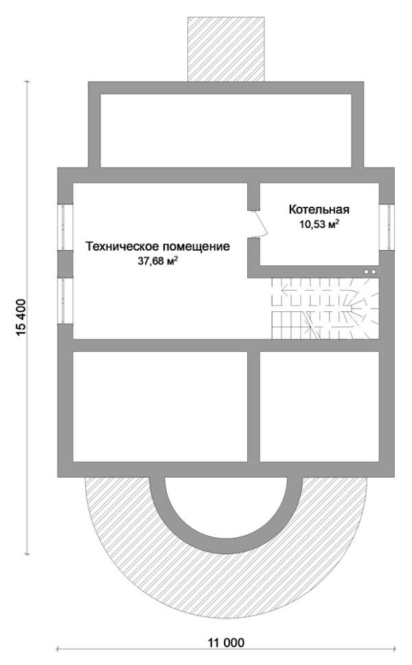 6. Проект дома D-027 Екстерьер Проект дома D-027 - фото 6