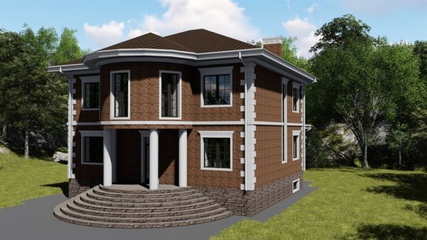 14. Проект дома D-027 Екстерьер Проект дома D-027 - фото 14