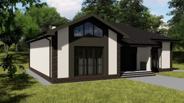 11. Проект дома D-028 Екстерьер Проект дома D-028 - фото 11