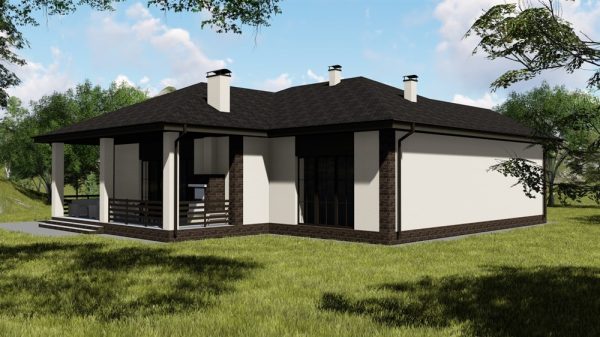 12. Проект дома D-028 Екстерьер Проект дома D-028 - фото 12