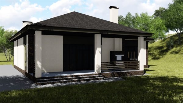 17. Проект дома D-028 Екстерьер Проект дома D-028 - фото 17